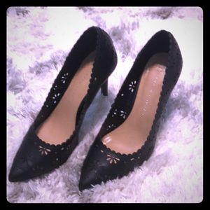 Sexy & Sweet Lauren Conrad Laser Cut Leather Pumps